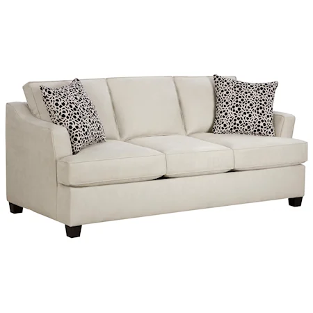 Contemporary Sofa with Clean Fresh Look